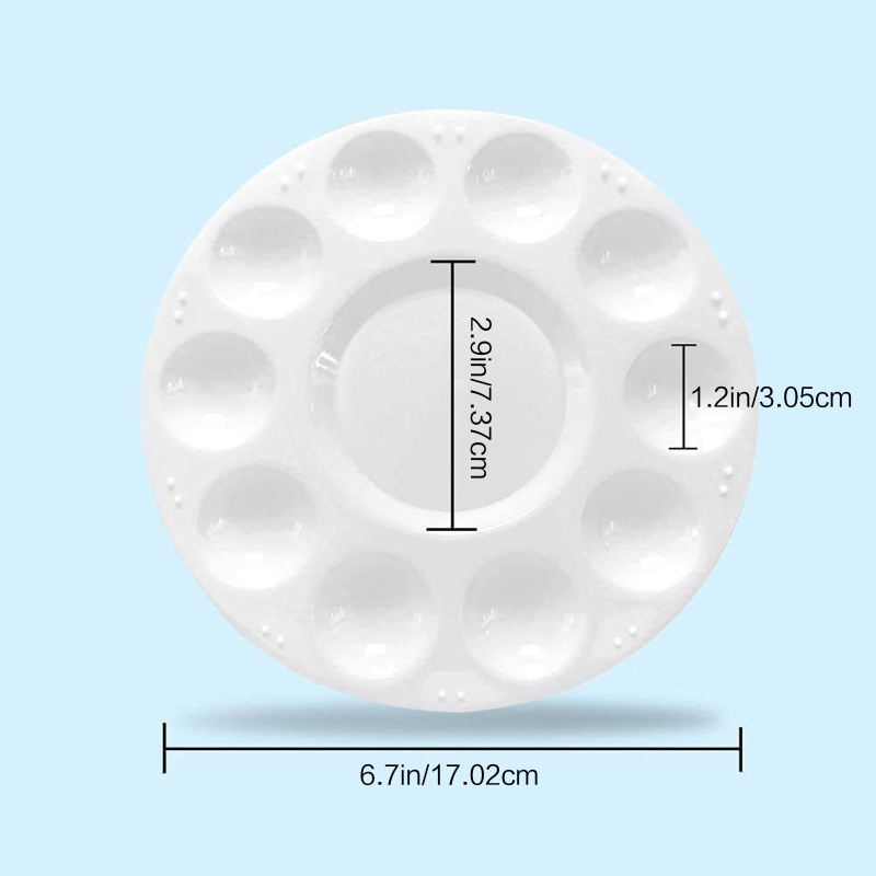Khay Đựng Màu Vẽ 10 Ngăn Bằng Nhựa 40 Ngăn Giá Đỡ