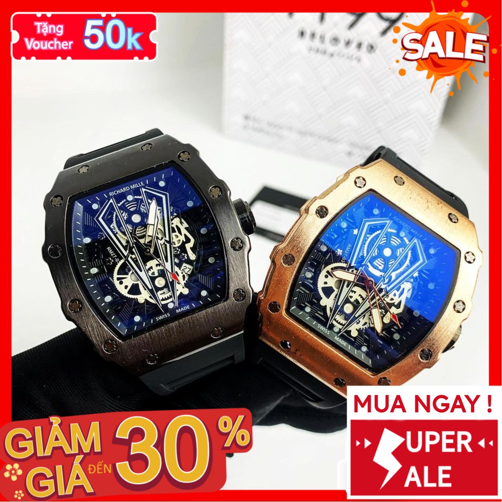 Đồng hồ nam - Đồng Hồ Dây Cao Su Chống Nước Chống Xước Máy Chuẩn Chất Liệu Cao Cấp Bảo Hành 6 Tháng 866 - 1199 Watches | BigBuy360 - bigbuy360.vn