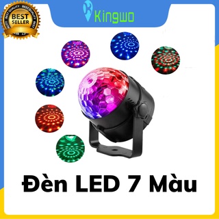 Đèn LED 7 màu vũ trường cảm ứng nhạc, xoay 7 màu sân khấu chớp theo nhạc, nháy theo nhạc
