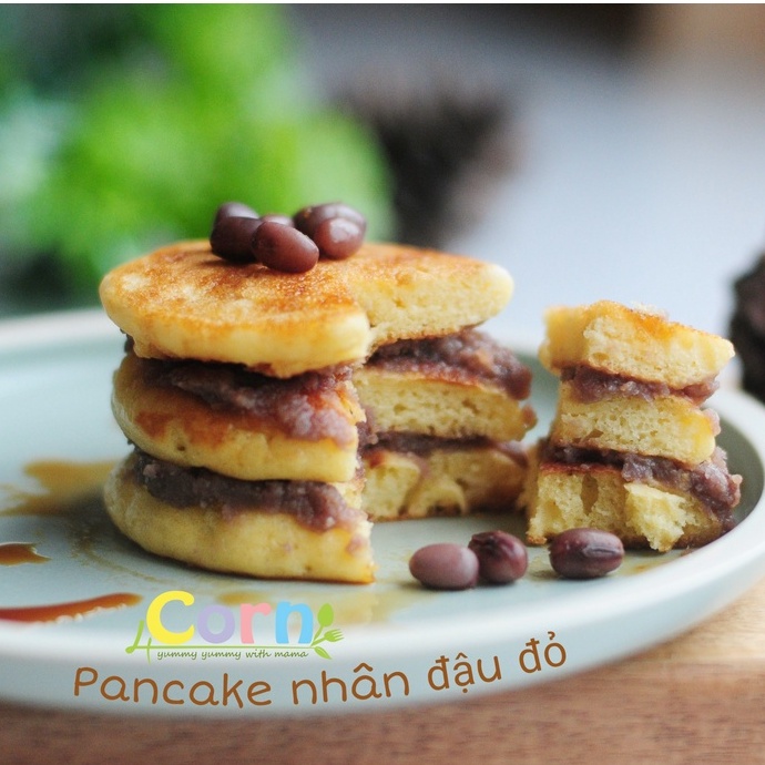 Bột làm bánh pancake/hotcake trộn sẵn Wakodo - Topvalu - Cho bé 9m+