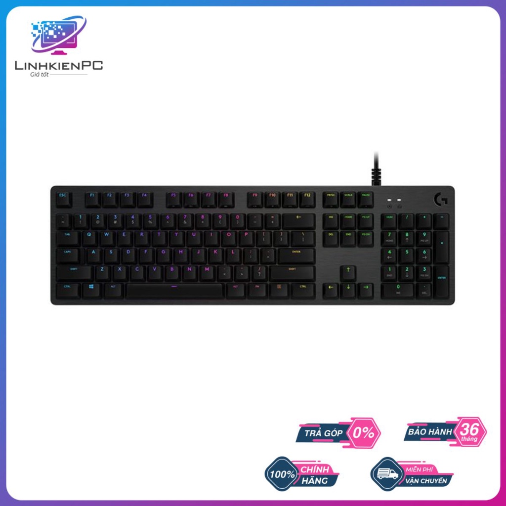 Bàn Phím Chơi Game Cơ Học Logitech G512 LIGHTSYNC RGB (GX Brown Tactile) - linhkienpcgiatot