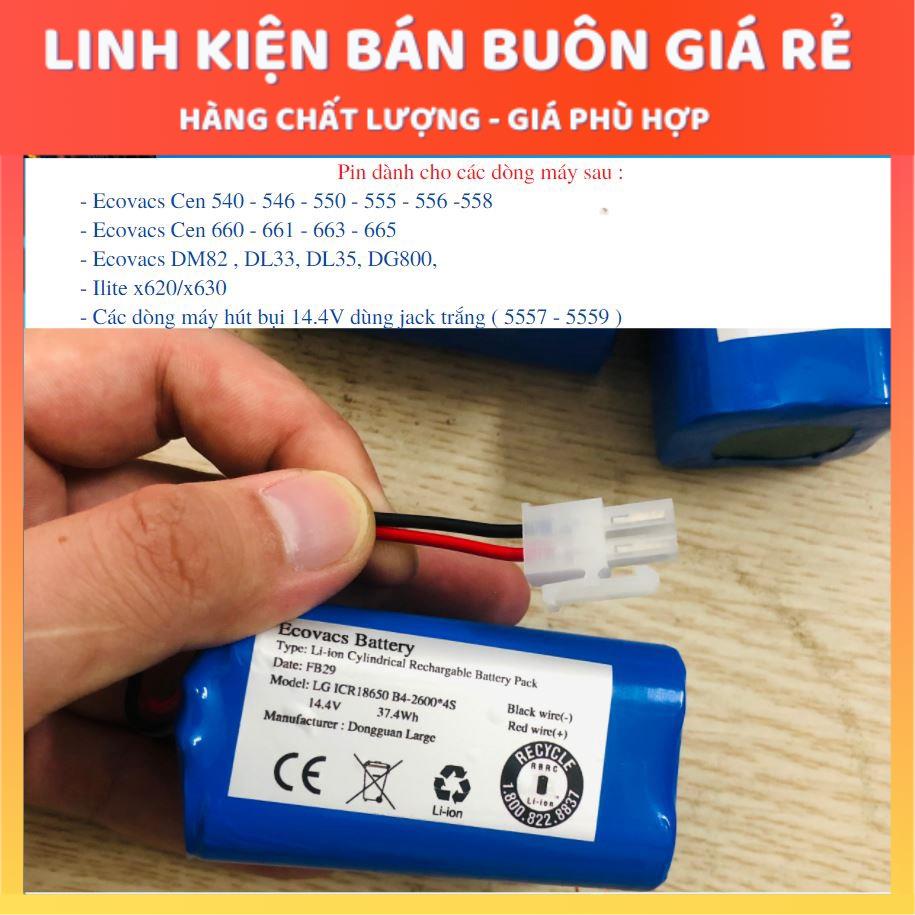Pin robot hút bụi Ecovacs hàng Việt nam CAM KẾT PIN XỊN bảo hành 3 tháng ( Lỗi 1 đổi 1 trong 3 tháng)