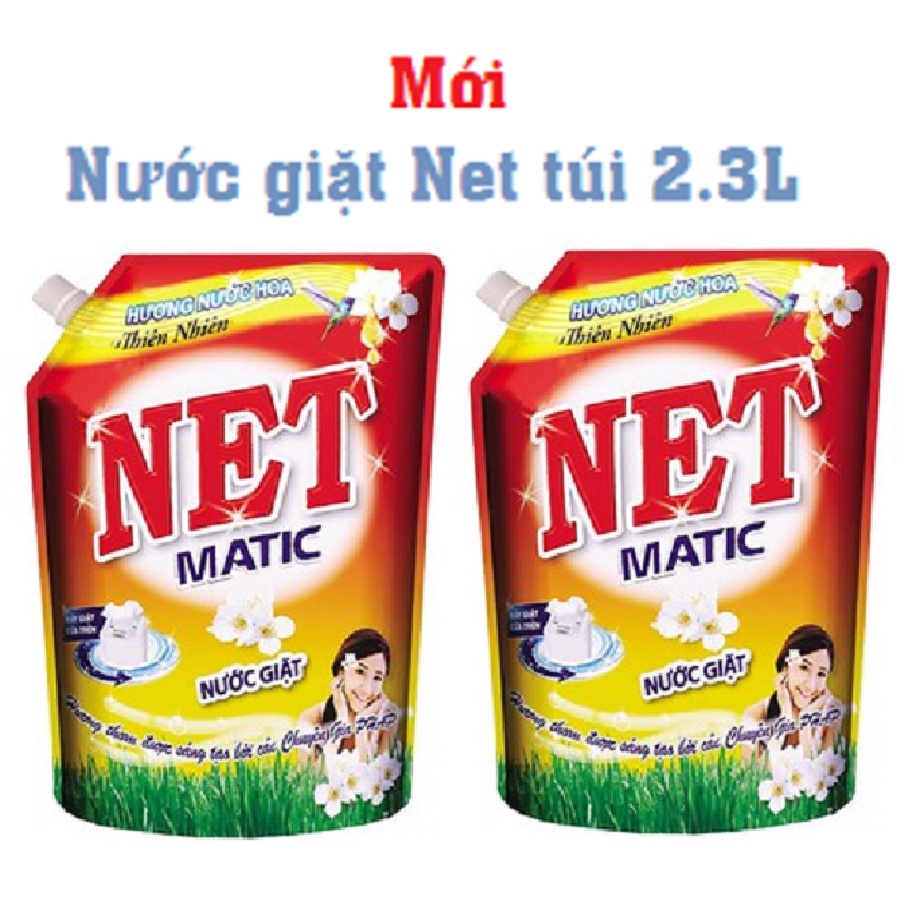 Túi Nước giặt Net Matic hương nước hoa 2.3L