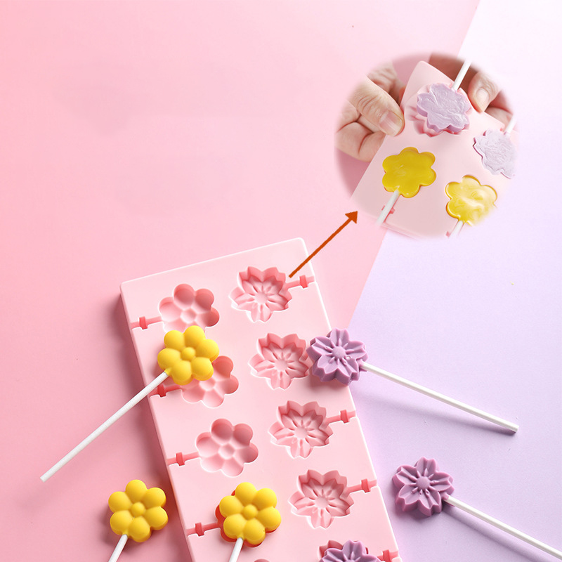 Khuôn silicon làm kẹo mút OSSAYI độc đáo sáng tạo