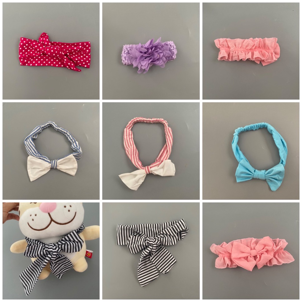 Băng đô cho bé gái sơ sinh đến 1 tuổi/ Turban cho bé gái sơ sinh kiểu Hàn Quốc - BD bebefamilyshop