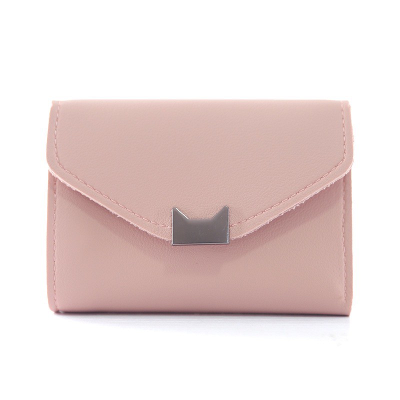 Ví cầm tay nữ- Ví ngắn nữ khoá mèo đáng yêu, Ví nữ cầm tay khoá mèo cách điệu Hàn quốc mới nhát | BigBuy360 - bigbuy360.vn