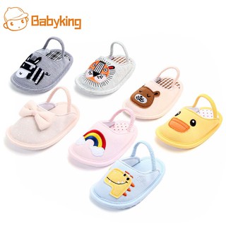 Giày tập đi mềm mại họa tiết hoạt hình dễ thương cho bé