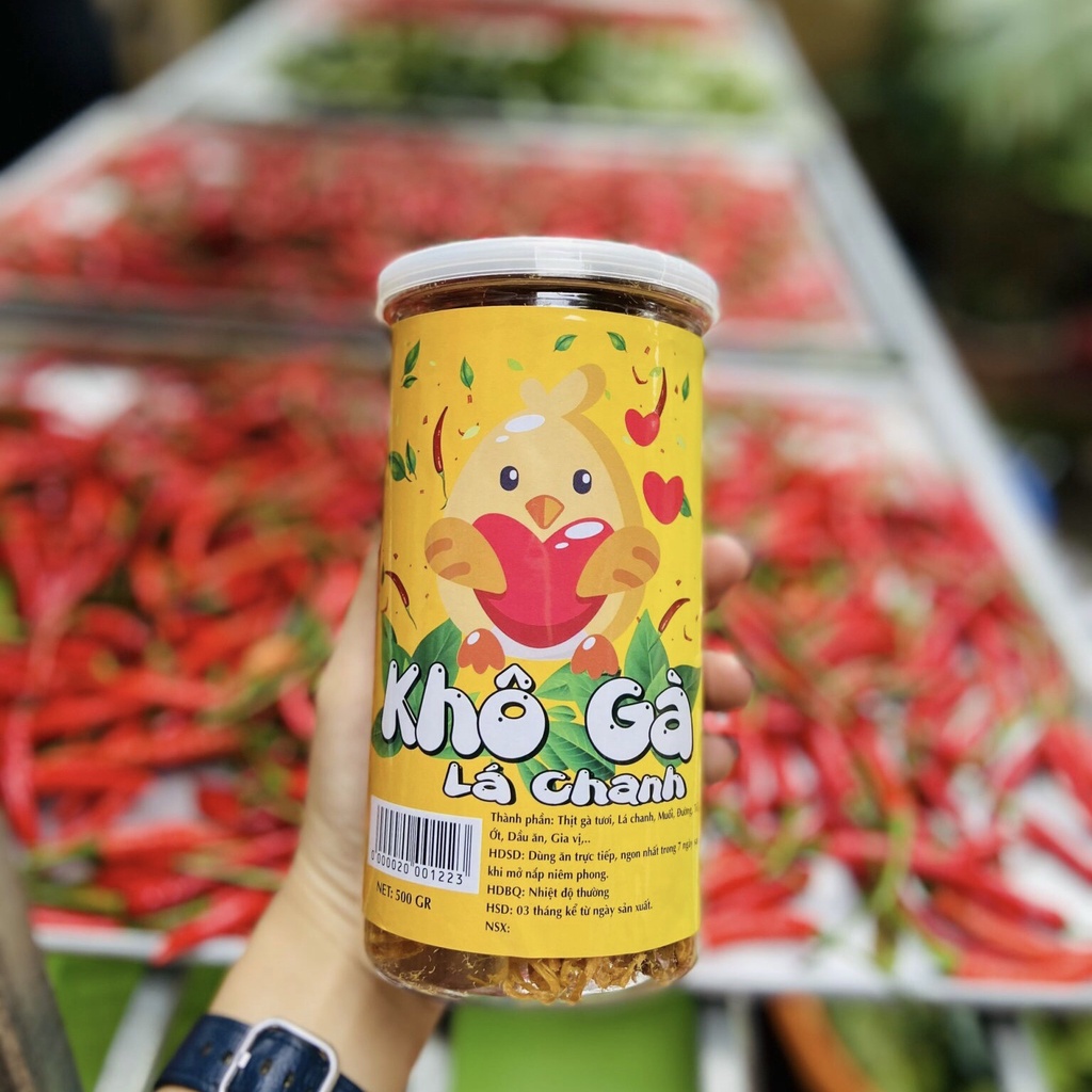 Khô Gà Lá Chanh Nhà Làm Gia Vị Tỏi, Ớt, Lá Chanh _ Cay Và Không Cay Hộp 250gr,  Ăn Là Mê | BigBuy360 - bigbuy360.vn