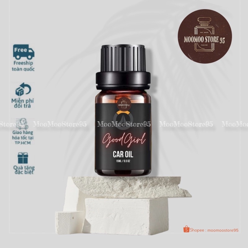 -𝐌𝐨𝐨𝐌𝐨𝐨- Tinh dầu cao cấp OILCAR dành cho xe ô tô “𝐆𝐎𝐎𝐃 𝐆𝐈𝐑𝐋” 15ml