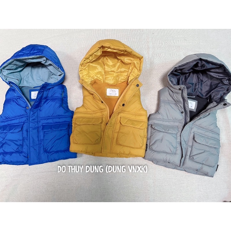 Áo khoác phao gile bé trai