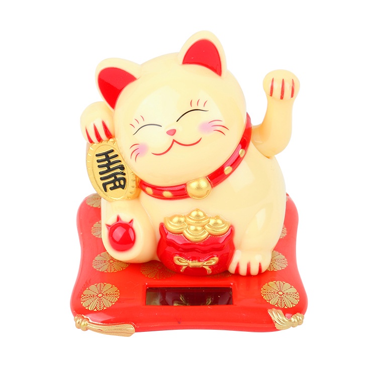 Mèo Thần Tài Vẫy Tay May Mắn Gọi Tài Lộc