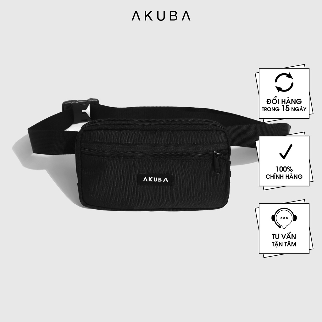 Túi đeo chéo nam chống nước nhẹ AKUBA chất liệu Oxford nhập khẩu có nhiều ngăn tiện lợi thời trang cao cấp - 01U0281