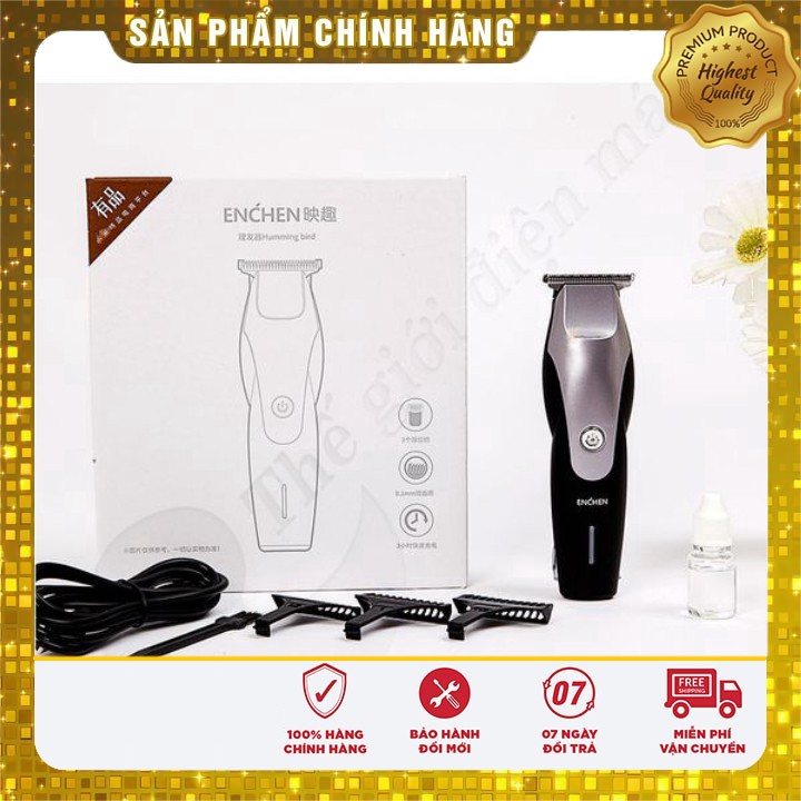 [Sale] Tông đơ cắt tóc Xiaomi Enchen Humming bird 3 lưỡi dao 10W độ ồn thấp - Bảo Hành 6 Tháng - Shop Thế Giới Điện Máy 