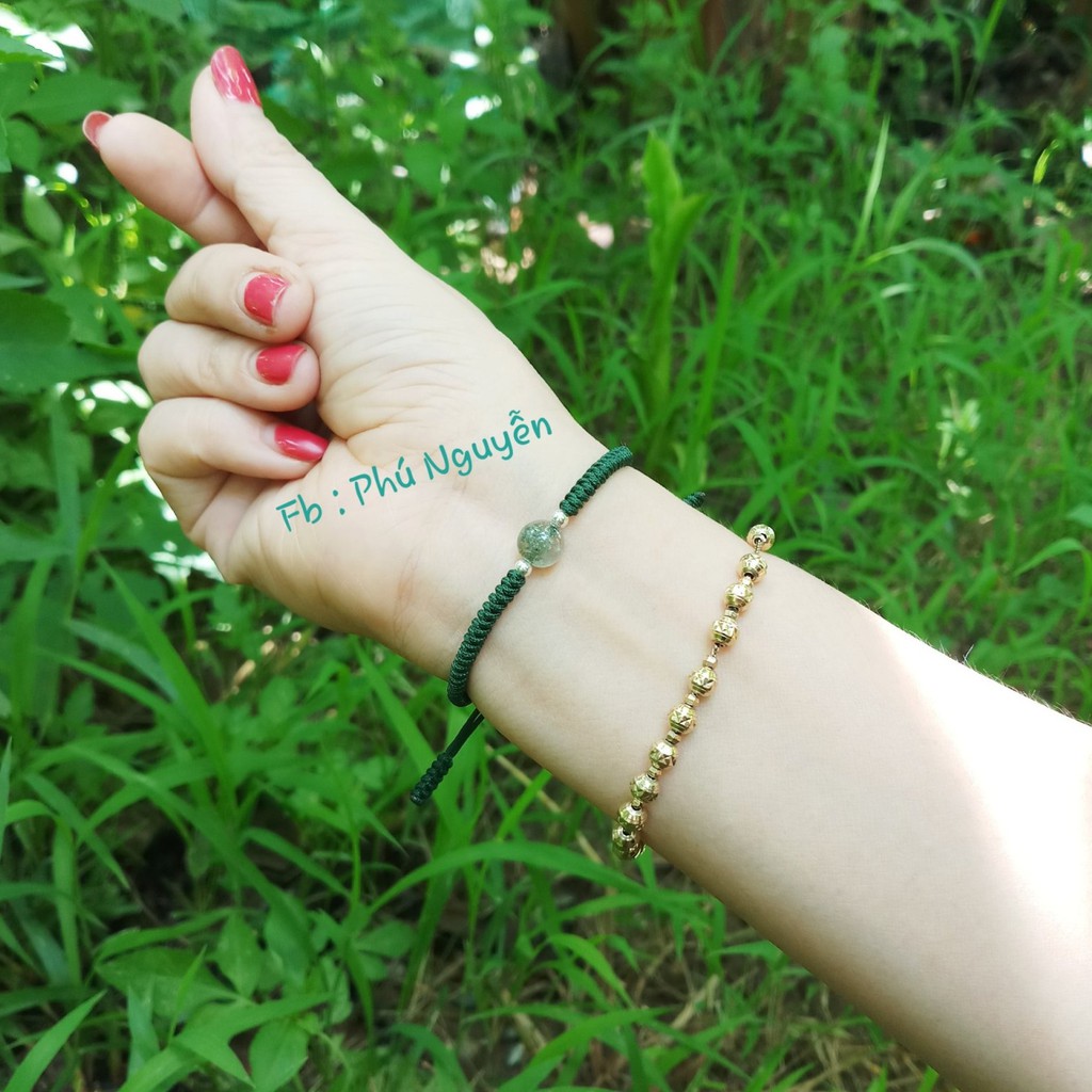 Vòng Tay Bi Bạc + Đa Ưu Linh ( thông báo size cổ tay )