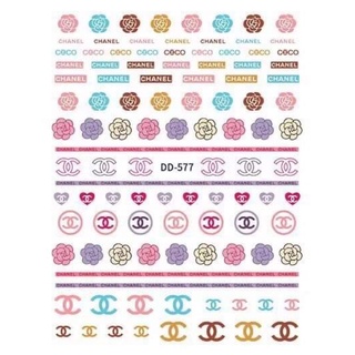 Sticker nail,hình dán móng các thương hiệu trang trí móng