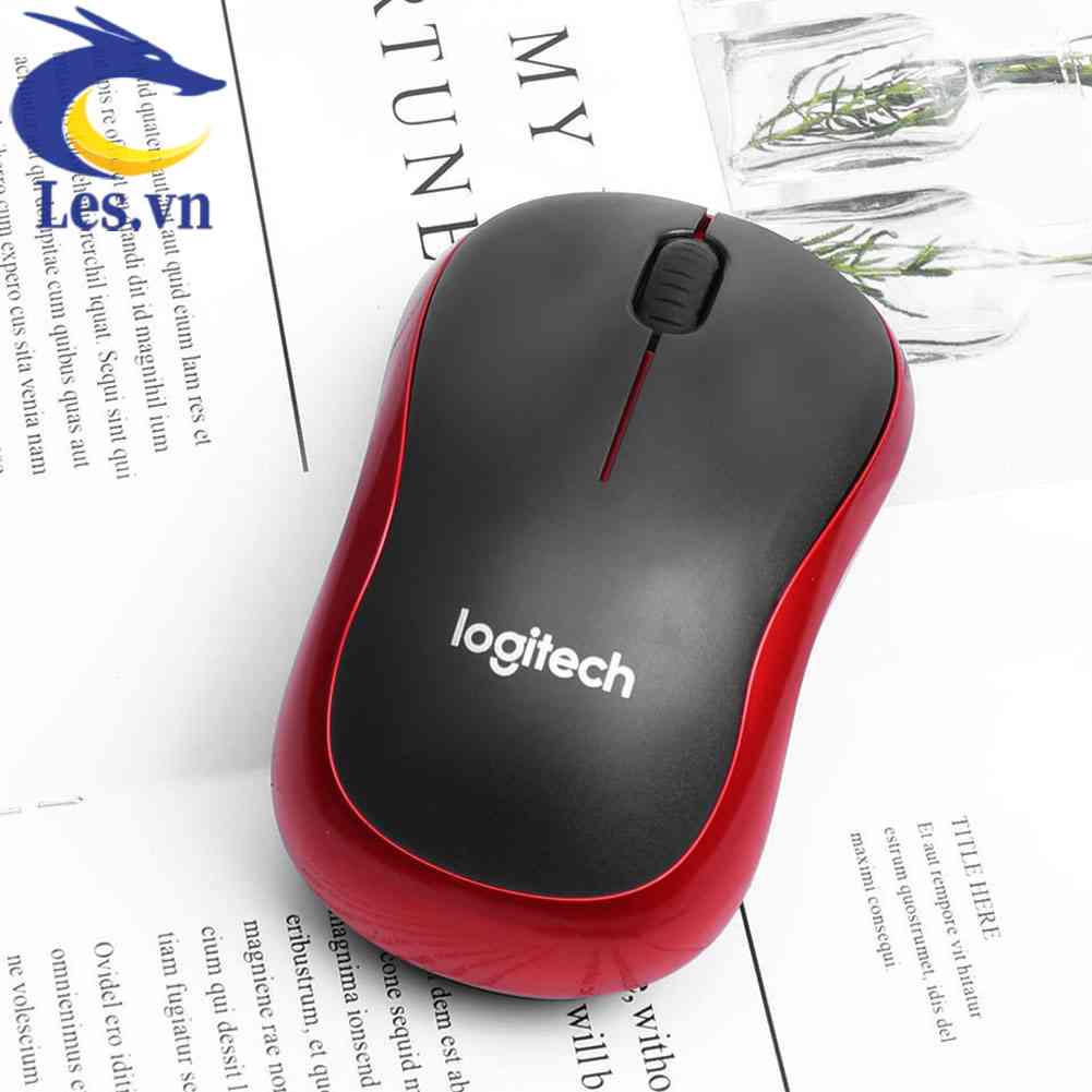 Chuột Quang Gaming Logitech M185 2.4 GHz Không Dây, 3 NúT BấM 1000DPI