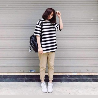 Quần kaki baggy basic pants phong cách hàn quốc unisex  nam nữ Tomstore