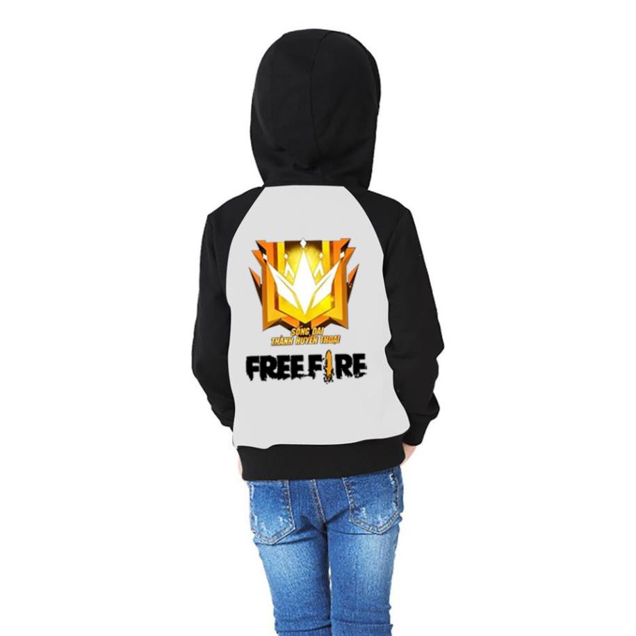 SALE- Áo Khoác Free Fire Trẻ Em Mẫu Mới - Áo Chống Nắng Cho Bé - độc đẹp