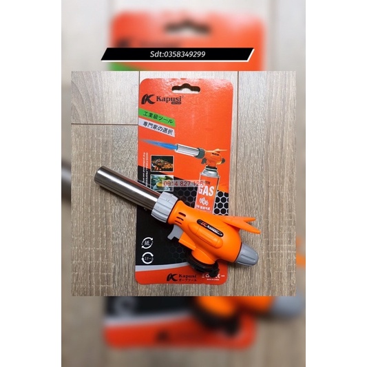 Đầu Khò Ga Kapusi Nhật Bản Cao Cấp  Đánh Lửa Tự Động, Bảo hành 12 tháng.