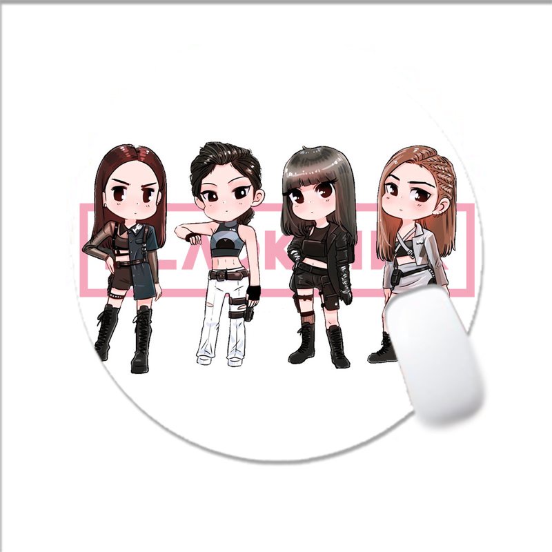 Miếng di chuột in hình BLACK/PINK KILL THIS LOVE CHIBI kpop idol miếng kê chuột miếng lót chuột