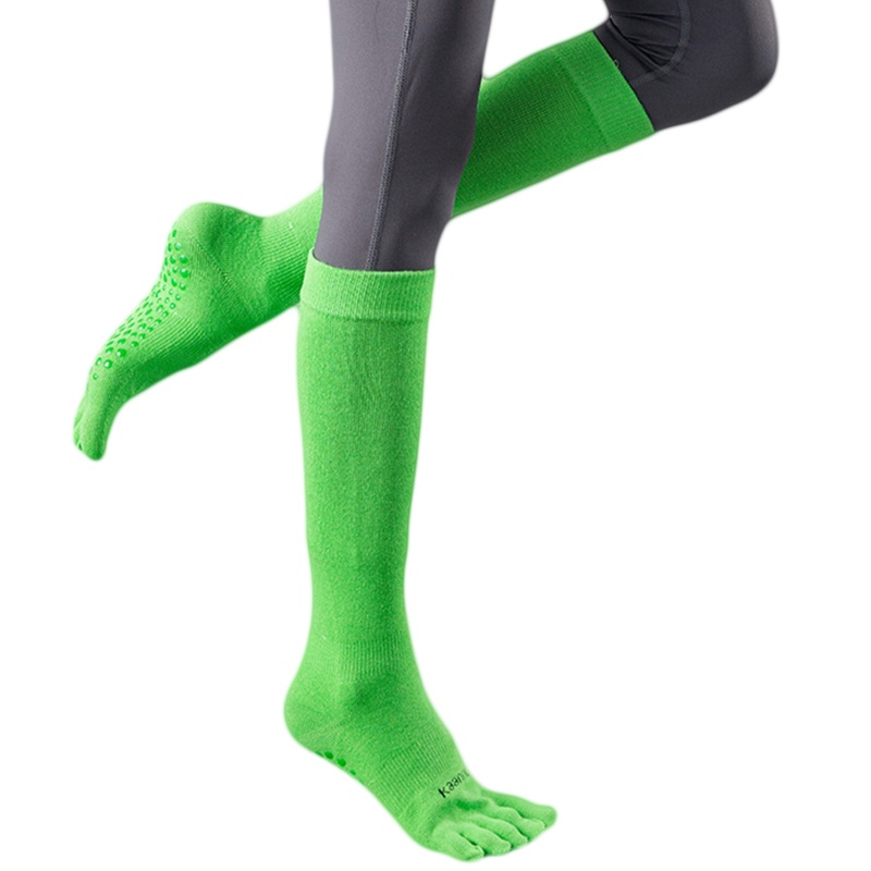 Vớ Dài Năm Ngón Chống Trượt Màu Sắc Tươi Sáng Dành Cho Nữ