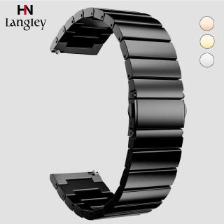 Dây đeo đồng hồ bằng thép không gỉ 20mm / 22mm cho Samsung Gear S2 S3 Frontier Galaxy 42mm / 46mm Huawei Watch 2 Pro/ GT