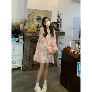 Đầm Baby doll hoa tơ voan dịu ngọt