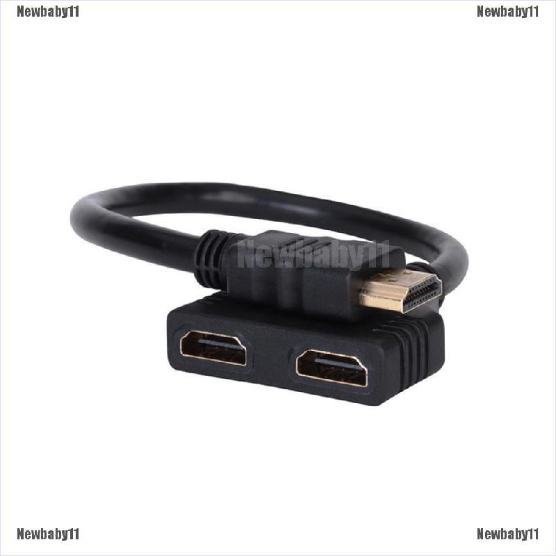 Dây Cáp Chia Cổng HDMI 1080P Sang 2 Cổng HDMI 2 Trong 1 Tiện Dụng