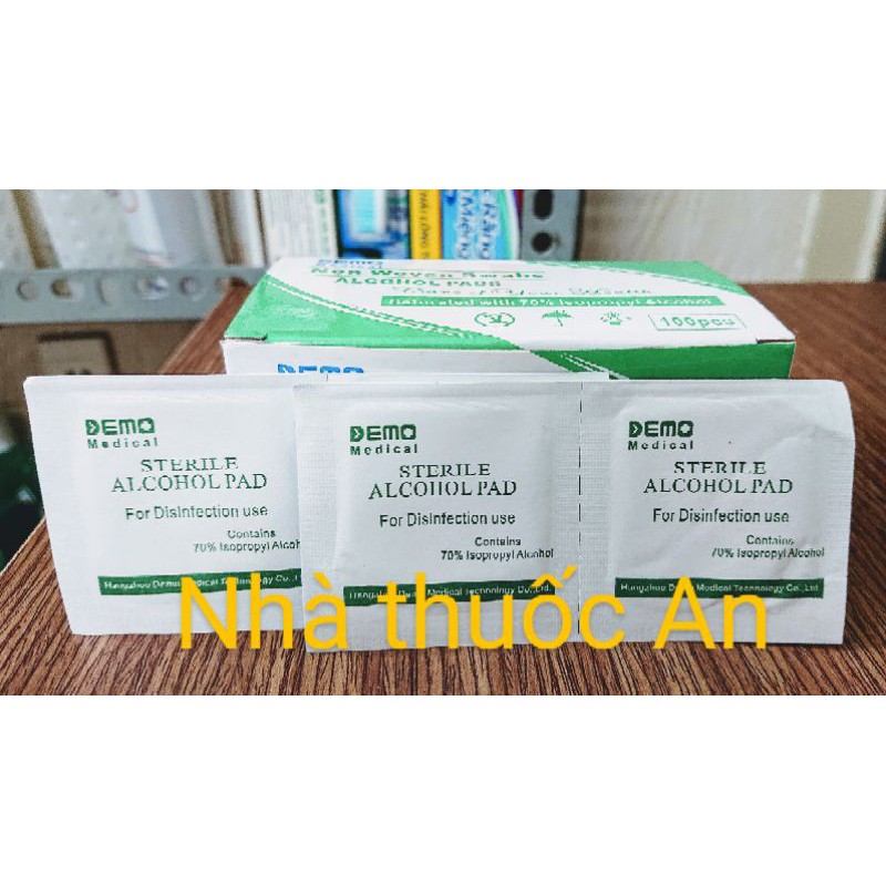 (10 miếng) Bông tẩm cồn alcohol pads