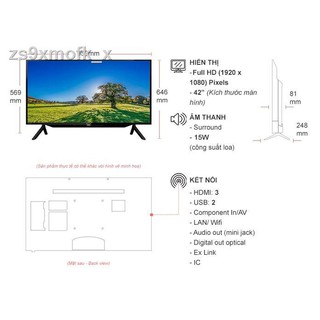 Tivi Smart Sharp 42 inch