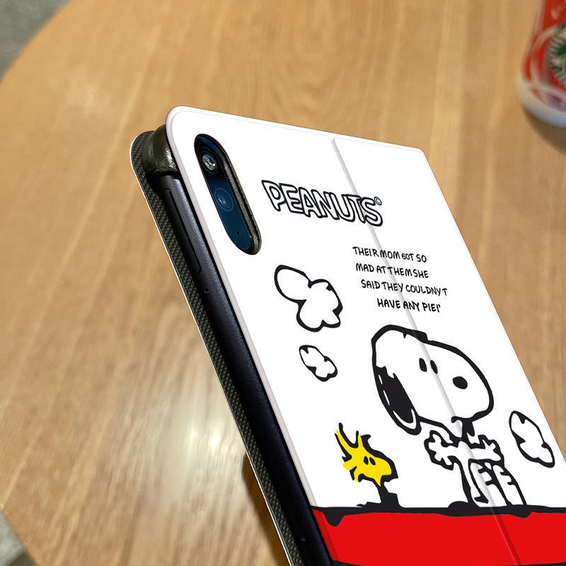 Bao Da Máy Tính Bảng In Hình Snoopy Cho iPad 2021 10.2 inch mini 6 9 8 mini 4 Air 3 / 2 / 1