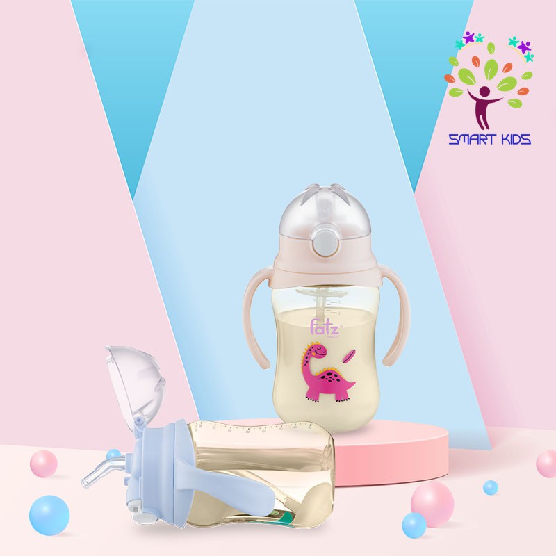 BÌNH TRITAN BẬT HÚT 2 TAY CẦM VỚI PHAO 360 ĐỘ 250ML FATZ BABY FB0250NX