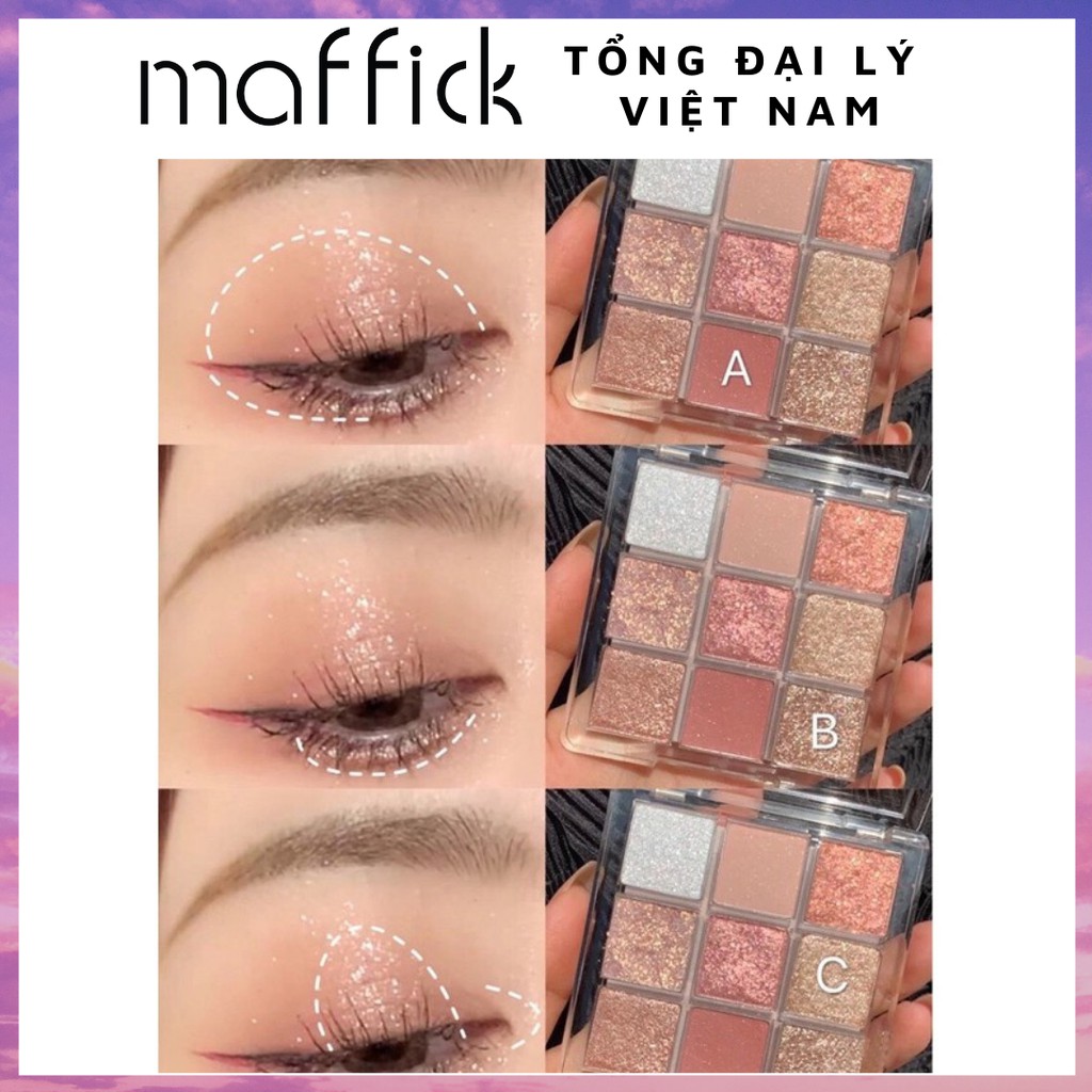 Bảng Phấn Mắt 9 Màu Dikalu Baby DPM3 | BigBuy360 - bigbuy360.vn