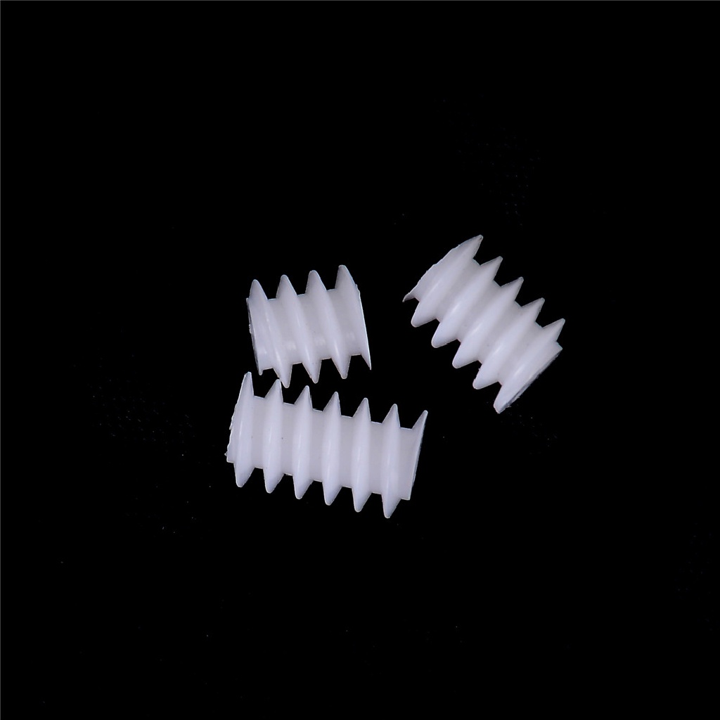 10 Bánh răng bằng nhựa cỡ 6x8mm khẩu độ 2mm dùng cho phụ kiện đồ chơi DIY