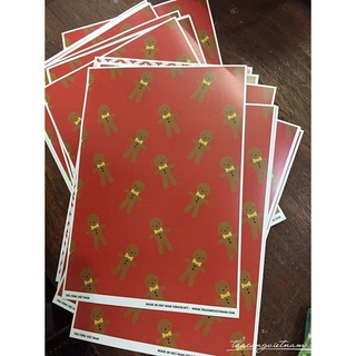 Giấy Scrapbook A4 nền GS 2 tờ