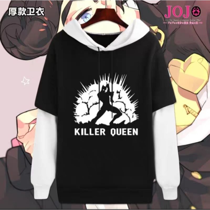 [ Mẫu Mới] Áo Hoodie Nỉ Dài Tay Anime Jojo 's Bizarre Adventure Cực HOT