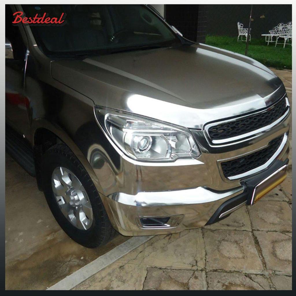[⚡FLASH SALE⚡] Chrome Mirror Vinyl Wrap Film Car Sticker Decal DIY Car Bike Wrapping Film