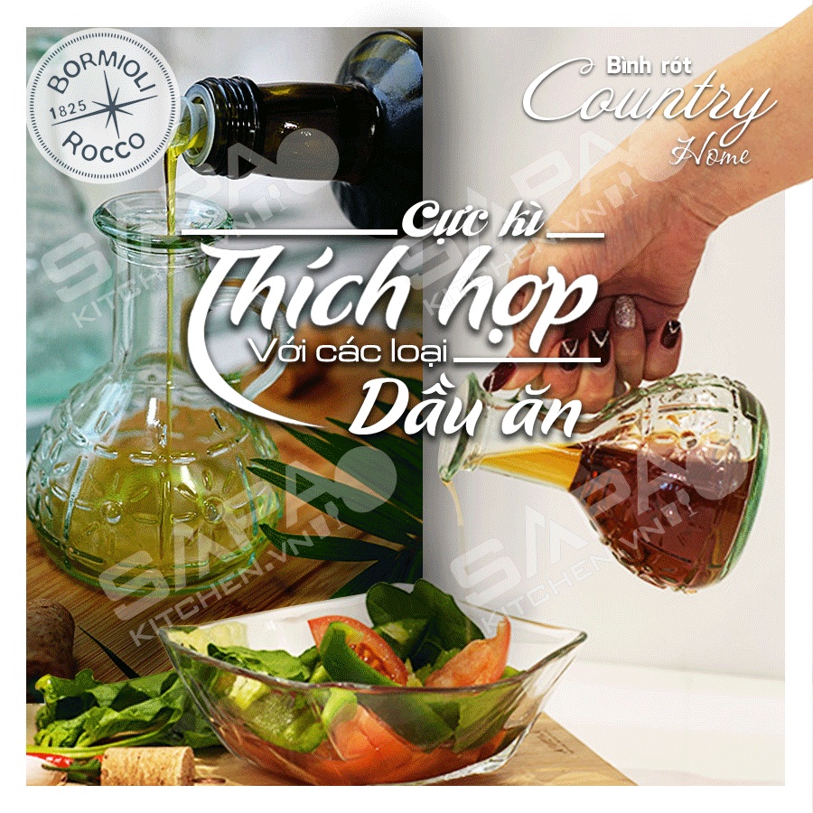 Bình rót thủy tinh CH Helios 25cl