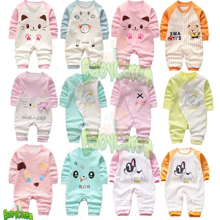 3 Bộ áo liền quần/body cotton dài tay cho bé trai/gái
