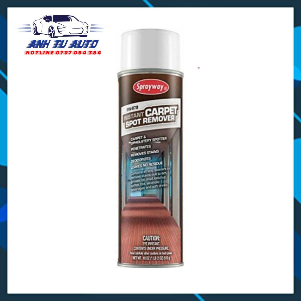 Dung dịch vệ sinh thảm,ghế, niệm SprayWay Carpet Spot Remover 510g
