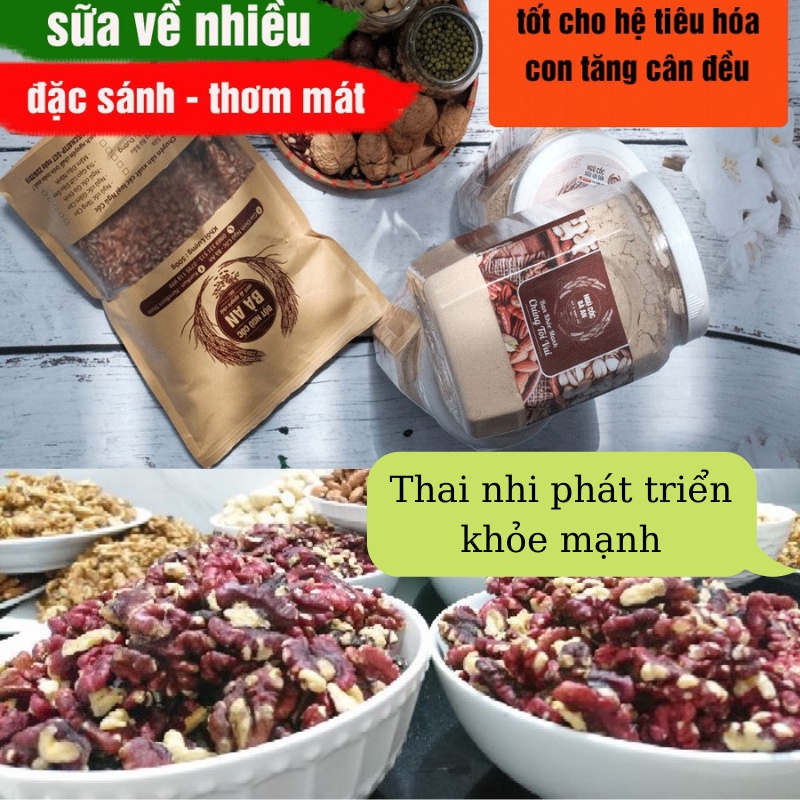 Ngũ cốc bà bầu Trần Anh Food , ngũ cốc lợi sữa làm từ 17 loại hạt không đường tốt cho mẹ và bé loại 500g