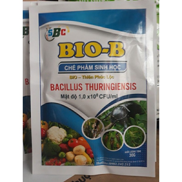 CHẾ PHẨM BIOB 30G -Mua 5 gói tặng bám dính thuốc hoặc diệt kiến