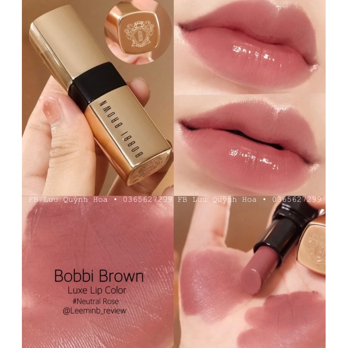 Son Bobbi Brown Luxe Lip Color Rouge Neutral Rose