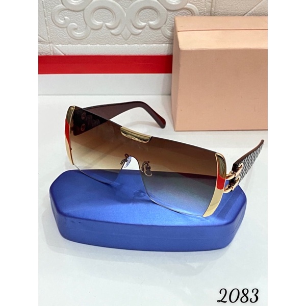 Kính mát nam nữ WILI chống UV400, thiết kế mắt vuông dễ đeo, màu sắc thời trang