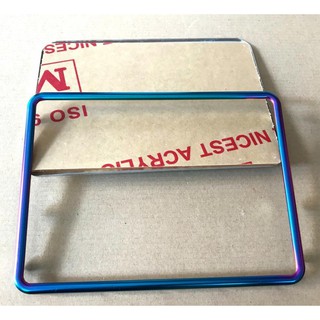 Khung Biển Số Xe Máy, Bảng Số Xe Màu Titan Kèm Mica Ốc Dùng Cho Tất Cả Các Dòng Xe Máy