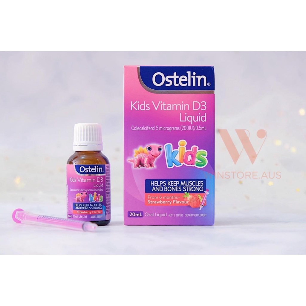 Ostelin Vitamin D liquid Kids Thúc Đẩy Qúa Trình Phát Triển Của Trẻ