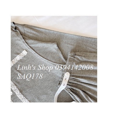 Bộ Bầu Dài Tay Sau Sinh-SAQ128