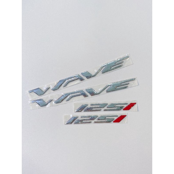 Cặp tem chữ Wave Thái + số 125i 150i chống nước keo dính tốt