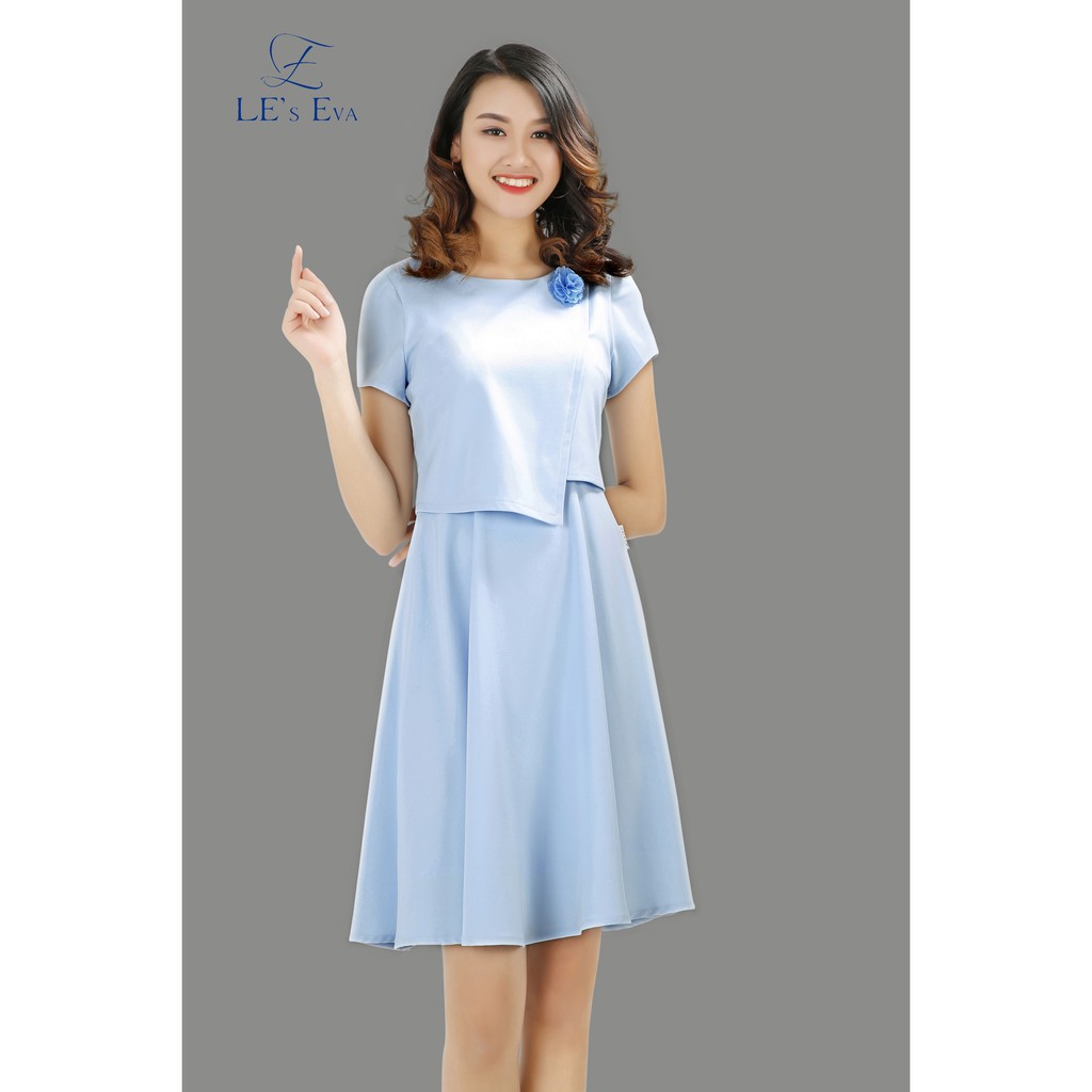 Đầm croptop dáng xòe cao cấp