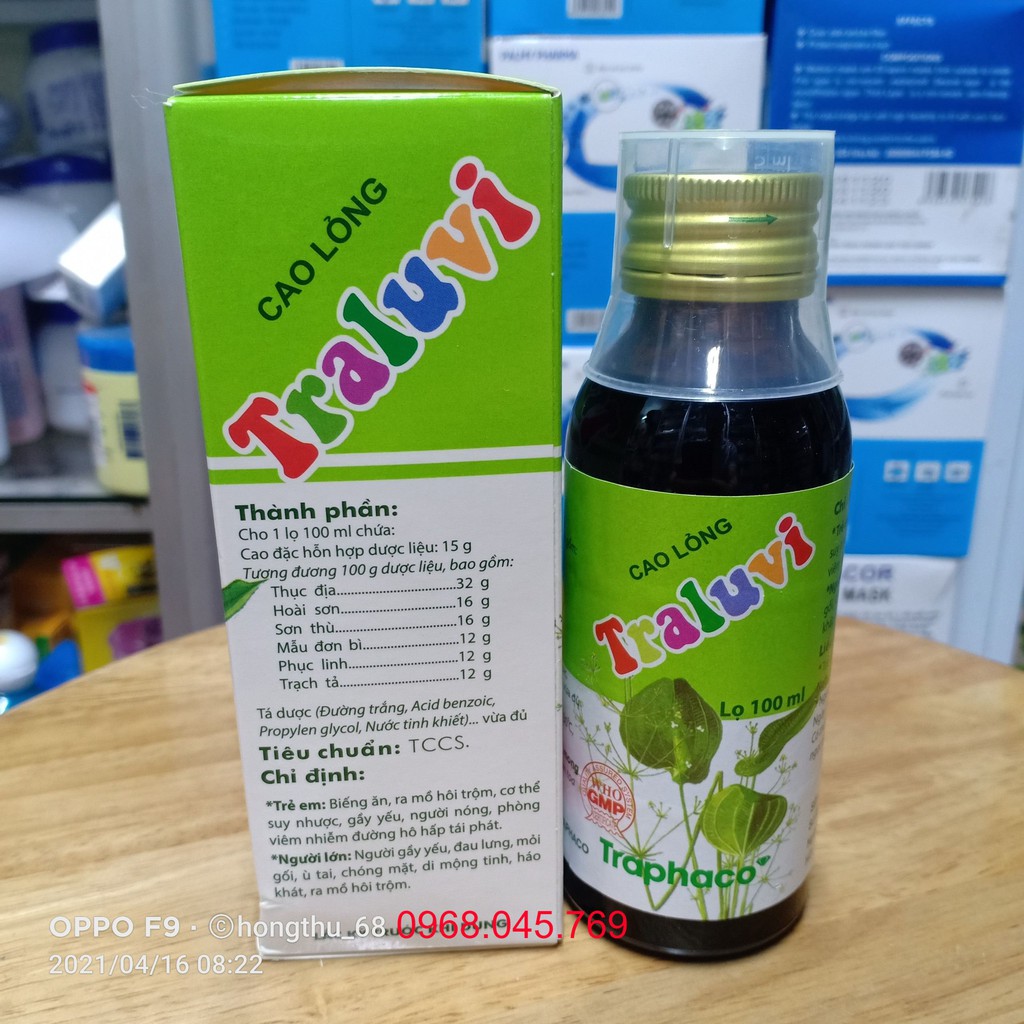 TRALUVI chai 100ml